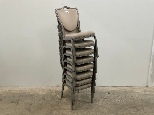 8No. BANQUETING/ STACKING CHAIRS