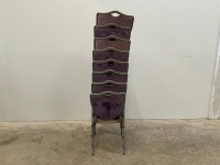 8No. BANQUETING/ STACKING CHAIRS - 3