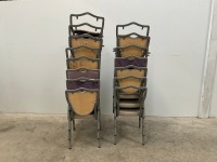 15No. BANQUETING/ STACKING CHAIRS - INCOMPLETE - 3