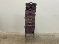 8No. BANQUETING/ STACKING CHAIRS - 2
