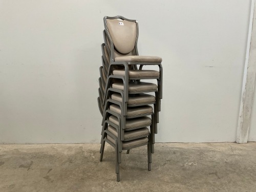 8No. BANQUETING/ STACKING CHAIRS