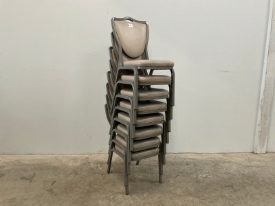 8No. BANQUETING/ STACKING CHAIRS
