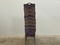 8No. BANQUETING/ STACKING CHAIRS - 2
