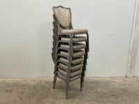 8No. BANQUETING/ STACKING CHAIRS