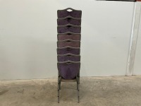 8No. BANQUETING/ STACKING CHAIRS - 2