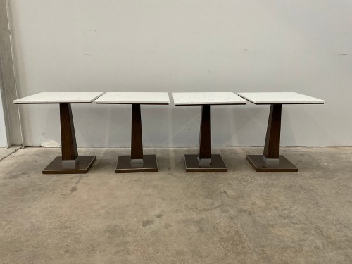 4No. SQUARE DINING TABLES