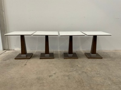 4No. SQUARE DINING TABLES