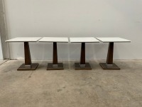 4No. SQUARE DINING TABLES
