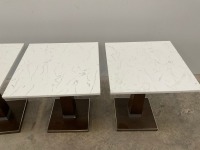 4No. SQUARE DINING TABLES - 5