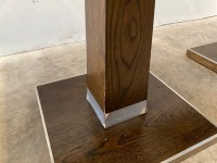 4No. SQUARE DINING TABLES - 10