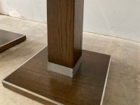 4No. SQUARE DINING TABLES - 11