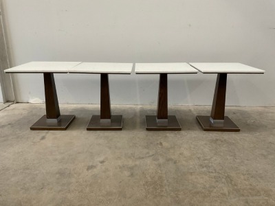 4No. SQUARE DINING TABLES
