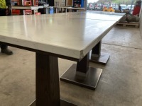 4No. SQUARE DINING TABLES - 11