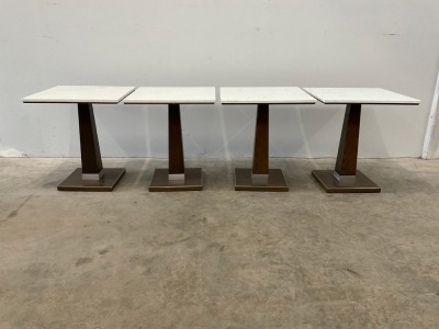 4No. SQUARE DINING TABLES