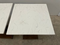 4No. SQUARE DINING TABLES - 5