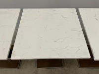 4No. SQUARE DINING TABLES - 7