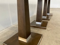 4No. SQUARE DINING TABLES - 10