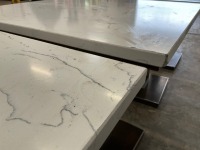 4No. SQUARE DINING TABLES - 13