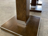 4No. SQUARE DINING TABLES - 14