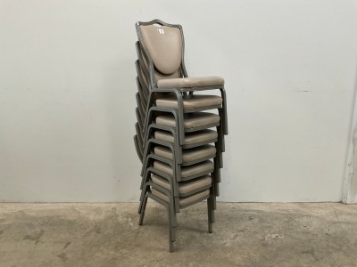 8No. BANQUETING/ STACKING CHAIRS