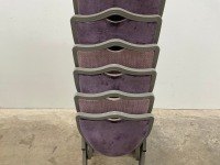 8No. BANQUETING/ STACKING CHAIRS - 3