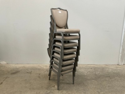 8No. BANQUETING/ STACKING CHAIRS