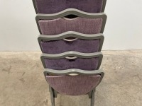 8No. BANQUETING/ STACKING CHAIRS - 2