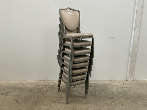 8No. BANQUETING/ STACKING CHAIRS