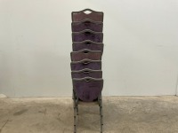 8No. BANQUETING/ STACKING CHAIRS - 2