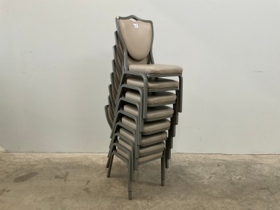 8No. BANQUETING/ STACKING CHAIRS