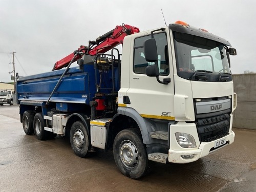 DAF CF440 EURO 6 8X4 32 TON GRAB LORRY