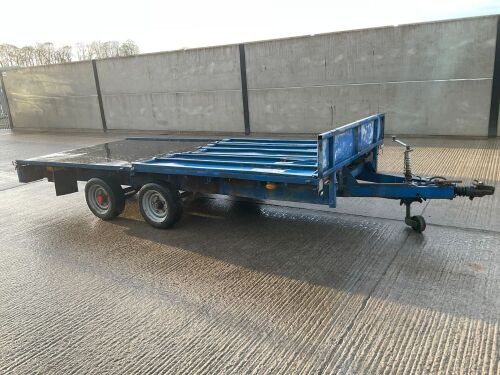 IFOR WILLIAMS 14ft TWIN AXLE DROPSIDE TRAILER 
