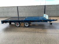 IFOR WILLIAMS 14ft TWIN AXLE DROPSIDE TRAILER  - 13