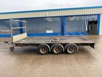 IFOR WILLIAMS LM146 14ft 3500KGS TRI AXLE DROPSIDE TRAILER  - 5