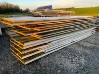 LARGE SELECTION OF 40mm INSULATED CLADDING SHEETS & ASSORTED FLASHING - 10