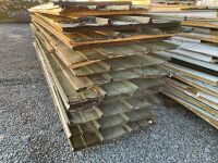 LARGE SELECTION OF 40mm INSULATED CLADDING SHEETS & ASSORTED FLASHING - 13