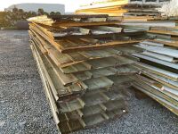 LARGE SELECTION OF 40mm INSULATED CLADDING SHEETS & ASSORTED FLASHING - 14