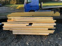 LARGE SELECTION OF 40mm INSULATED CLADDING SHEETS & ASSORTED FLASHING - 23