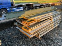 LARGE SELECTION OF 40mm INSULATED CLADDING SHEETS & ASSORTED FLASHING - 24