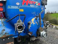 HERRON VAC3500R 3500 GALLON TWIN AXLE SLURRY TANKER - 22