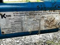 K TWO DUO 900 SINGLE AXLE DUNG SPREADER - 18