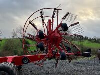 KUHN GA13231 FOUR ROTO 50ft SINGLE AXLE RAKE - 5