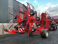 KUHN GA13231 FOUR ROTO 50ft SINGLE AXLE RAKE - 8