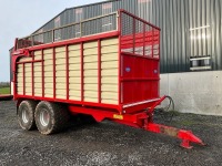 JOHNSTON 18ft TWIN AXLE SILAGE TRAILER