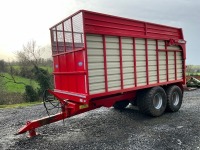 JOHNSTON 18ft TWIN AXLE SILAGE TRAILER - 3