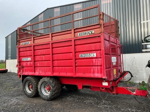 REDROCK 16ft TWIN AXLE SILAGE TRAILER