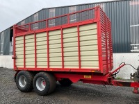 JOHNSTON 16ft TWIN AXLE SILAGE TRAILER