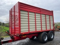 JOHNSTON 16ft TWIN AXLE SILAGE TRAILER - 2