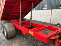 JOHNSTON 16ft TWIN AXLE SILAGE TRAILER - 18