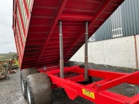 JOHNSTON 16ft TWIN AXLE SILAGE TRAILER - 19